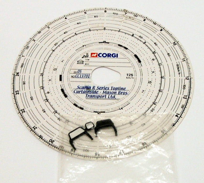 Corgi 1/50 Scale Model Truck CC13701 - Scania R Topline Curtainside Mason Bros