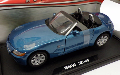 Motormax 1/18 Scale Model Car 73144 - BMW Z4 Roadster - Blue