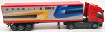 New Ray 1/43 Scale Model Truck 15613 - Iveco Stralis Container  - Red
