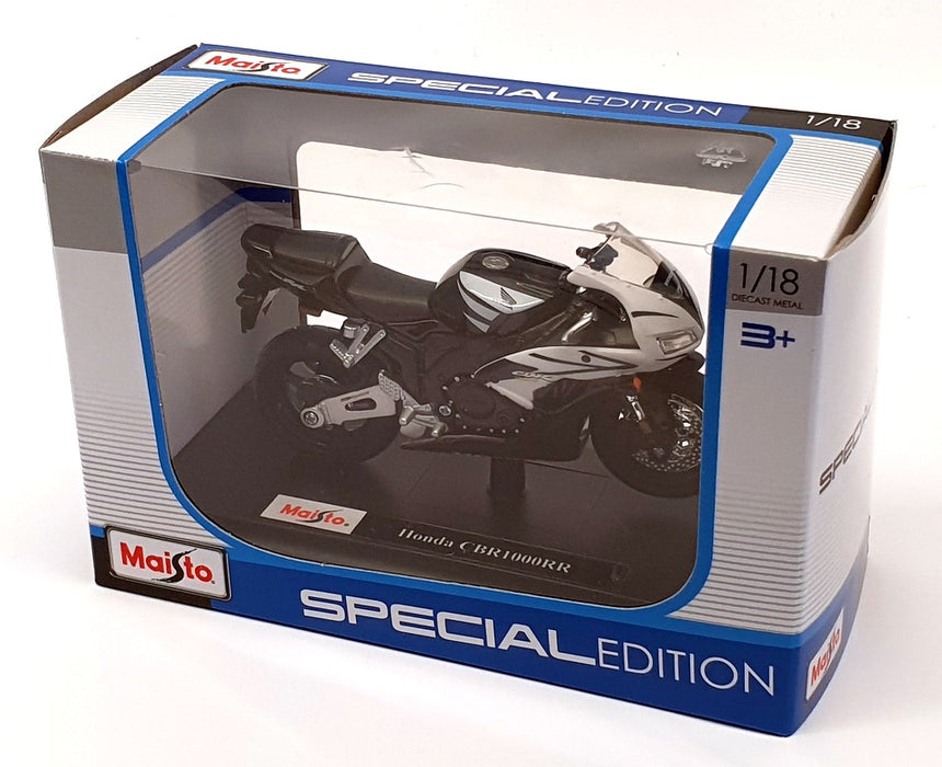 Maisto 1/18 Scale Motorbike 07082 - Honda CBR1000RR - Black/White