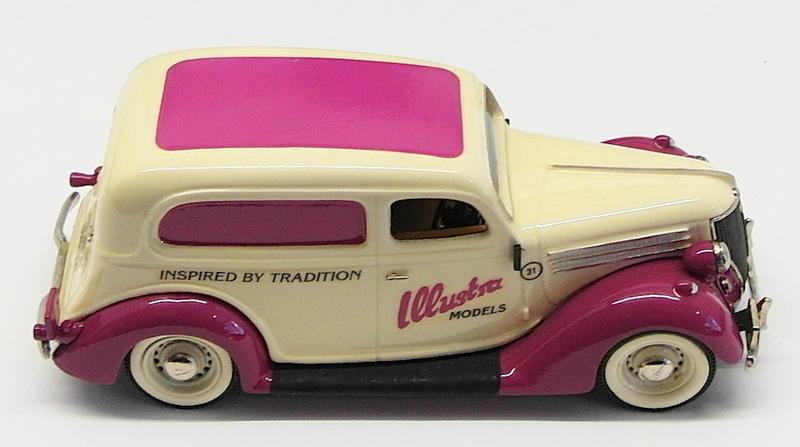 Illustra Models 1/43 Scale Model Van 35 - 1936 Ford Van - Illustra Livery