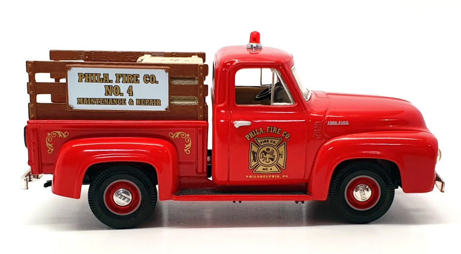 First Gear 1/34 Scale 18-1585 - 1953 Ford F100 Pick Up - Phili Fire Co. #4
