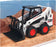 Burago 10cm Long 18-31802 - Bobcat S590 Skid-Steer Loader & Grapple Motorized