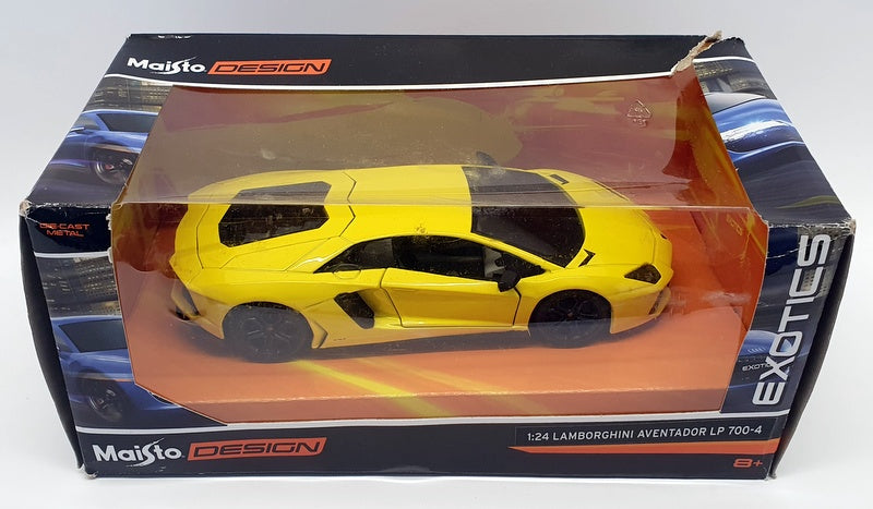 Maisto 1/24 Scale Diecast 31362 - Lamborghini Aventador LP 700-4 - Yellow