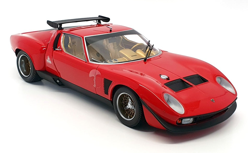 Kyosho 1/18 Scale Diecast 08311RG - 2008 Lamborghini Jota SVR - Red