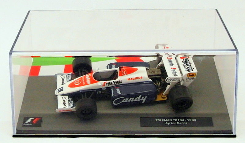 Altaya 1/43 Scale Model Car 20318A - F1 Toleman TG184 1984 - Ayrton Senna