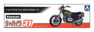 Aoshima 1/12 Scale Unbuilt Kit 063415 - 1974 Kawasaki Z1A 900 Super4 Motorbike
