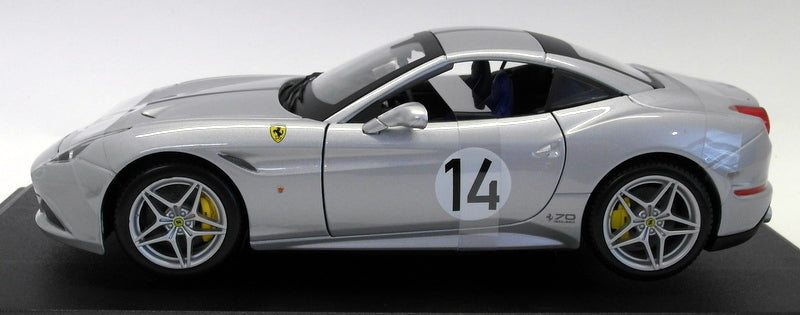 Burago 1/18 Scale Diecast 18-76103 Ferrari California T 70th Anniversary Silver