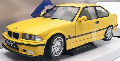 Solido 1/18 Scale Model Car S1803902 - 1994 BMW M3 E36 Coupe - Dakar Yellow