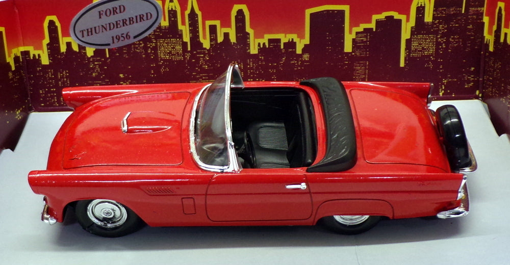 Mira 1/24 Scale Model Car 2532 - 1956 Ford Thunderbird - Red