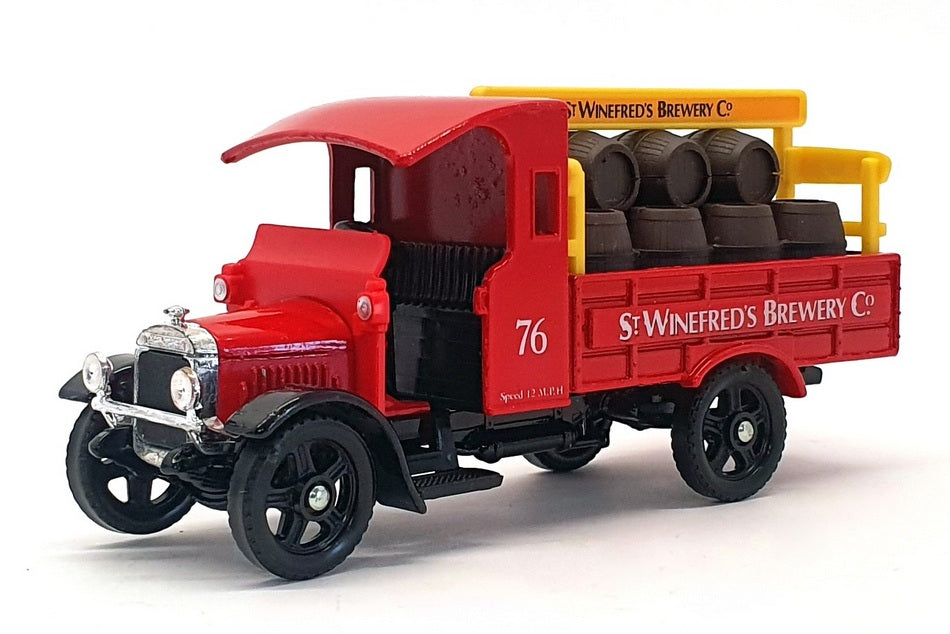 Corgi 13cm Long Diecast C882 - Thornycroft Truck St. Winefred's Brewery - Red