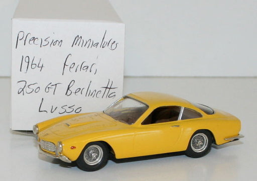 PRECISION MINIATURES 1/43 WHITE METAL - 1964 FERRARI  250 GT BERLINETTA LUSSO