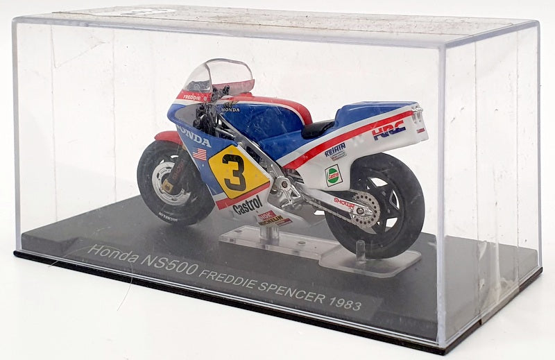 Altaya 1/24 Scale Model Motorcycle AL28012 - 1983 Honda NS500 Freddie Spencer