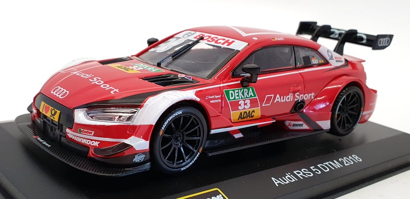 Burago 1/32 Scale #18 41160 - 2018 Audi RS 5 DTM #33 - Red
