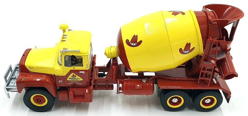 First Gear 1/34 Scale 19-2593 - Mack R-Model Mixer Bonanza Concrete