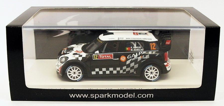 Spark 1/43 Scale S3351 - Mini John Cooper Works #12 - 10th Monte Carlo 2012