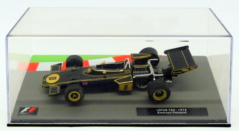 Altaya 1/43 Scale Model Car 23318D - F1 Lotus 72D 1972 - Emerson Fittipaldi