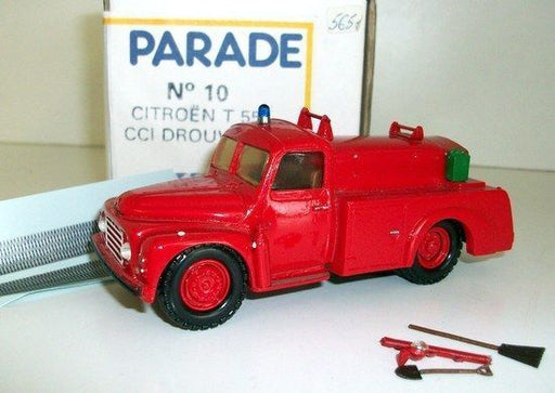 PARADE MODELS 1/50 - NO.10 CITROEN T 55 CCI DROUVILLE - FIRE ENGINE