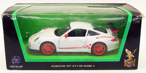 Road Signature 1/24 Scale Diecast 24213 - Porsche 997 GT3 RS Mark 2 - White