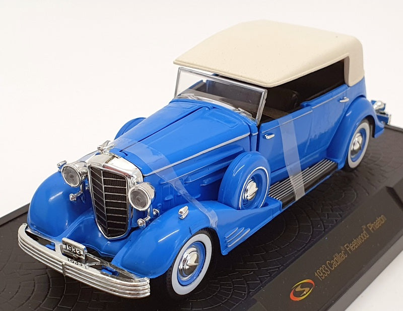 Signature Models 1/32 Scale 32367 - 1933 Cadillac Fleetwood Phaeton - Blue