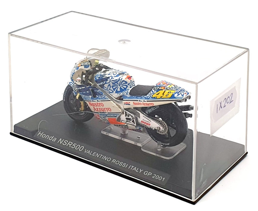 Ixo 1/24 Scale IX202 - Honda NSR500 Italy GP 2001 - #46 Valentino Rossi