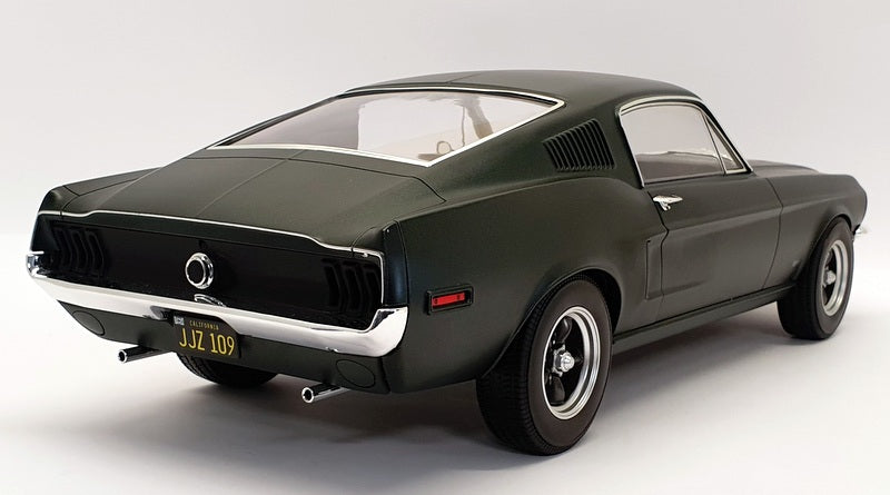 Norev 1/12 Scale 122702 - Bullitt 1968 Ford Mustang Fastback - Satin Green Met