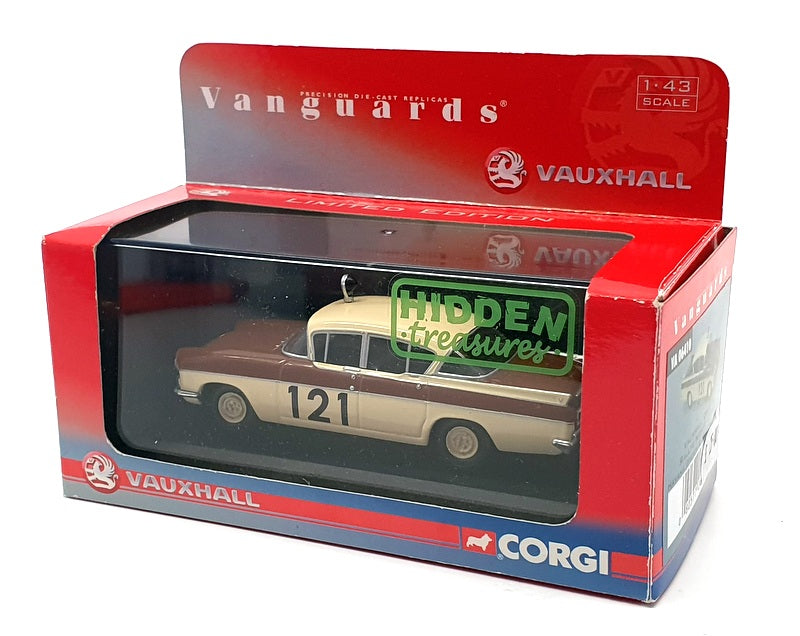 Vanguards 1/43 Scale VA06410 - Vauxhall Cresta Rally Monte Carlo - Brown/Cream