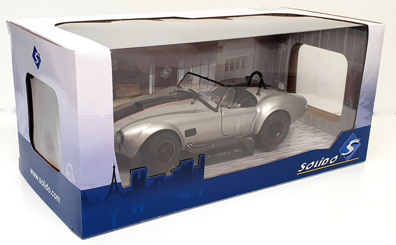 Solido 1/18 Scale S1804907 - AC Cobra 427 MKII Custom 1965 - Silver