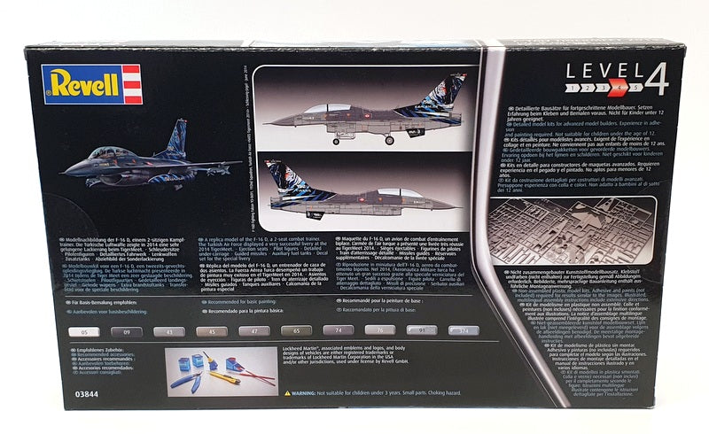 Revell 1/72 Scale Model Aircraft Kit 03844 - Lockheed Martin F-16 Tigermeet 2014