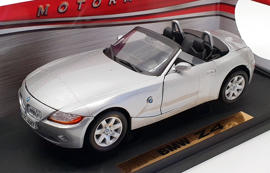 MotorMax 1/18 Scale Model Car 73144 - BMW Z4 - Silver