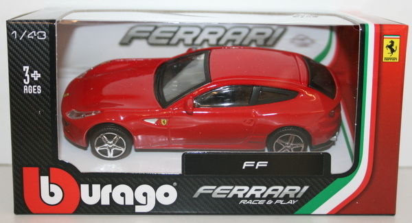 Burago 1/43 Scale Diecast Model - 18-36000 - Ferrari FF - Red — R.M.Toys Ltd
