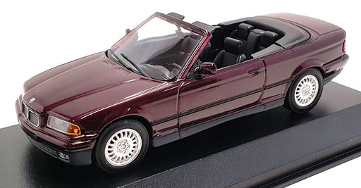 Maxichamps 1/43 Scale 940 023331 - 1993 BMW 3-Series Cabriolet (E36) - Purple