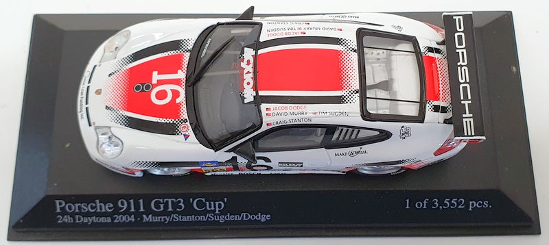 Minichamps 1/43 Scale 400 046216 - 2004 Porsche 911 GT3 Cup 24h Daytona