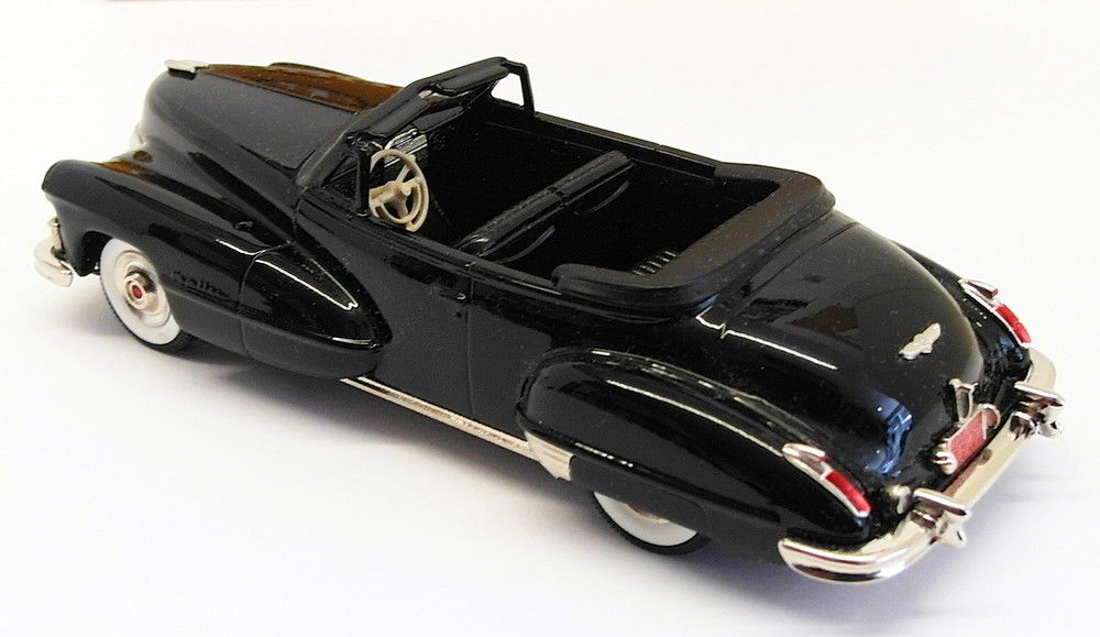 Brooklin Models 1/43 Scale BRK74 003 - 1947 Cadillac Convertible Black 1 Of 200