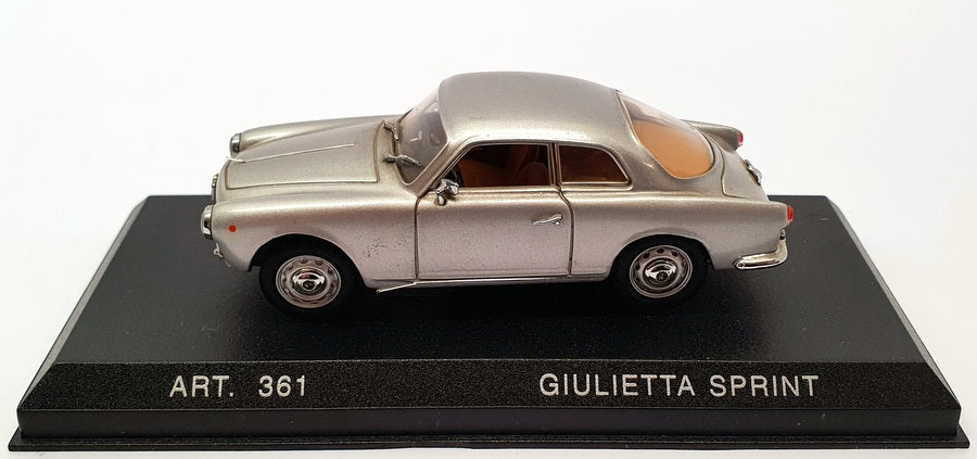 Detail Cars 1/43 Scale ART361 - 1960 Alfa Romeo Sprint Coupe - Silver