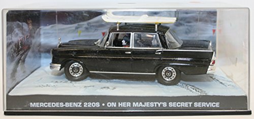 Fabbri 1/43 Scale Diecast - Mercedes Benz 220S - On Her Majesty's Secret Service