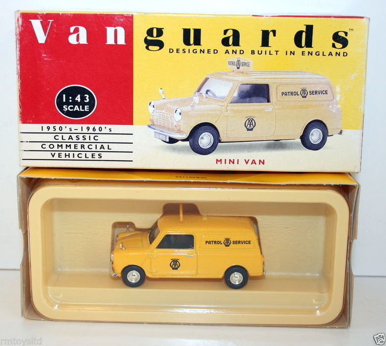 VANGUARDS 1/43 VA14002 AUSTIN MINI VAN AUTOMOBILE ASSOCIATION