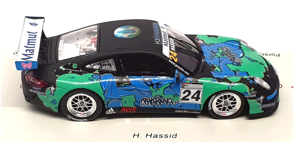 Spark 1/43 Scale SF069 - Porsche 997 GT3 Cup #24 Champ Class B Carrera Cup 2010
