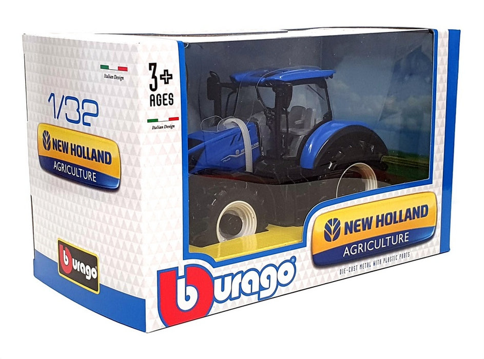 Burago 1/32 Scale 18-44066 - New Holland T7 HD Farm Tractor - Blue