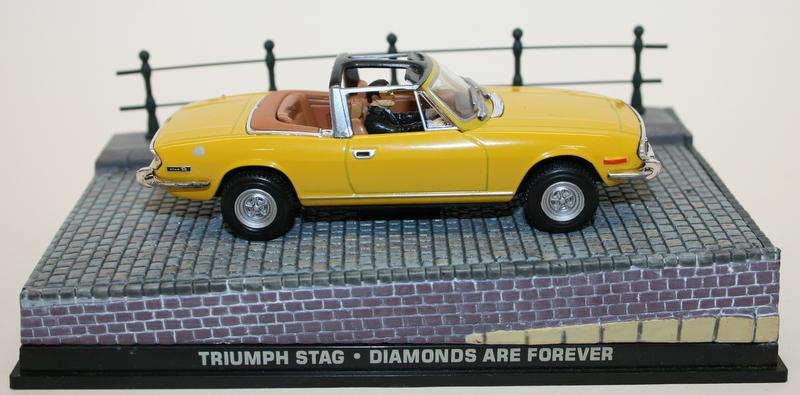 Fabbri 1/43 Scale Diecast Model - Triumph Stag - Diamonds Are Forever