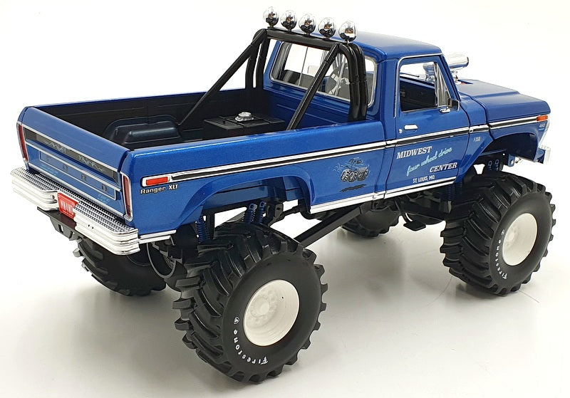 Greenlight  1/18 Scale Diecast 13605 - 1974 Ford F-250 Monster Truck Midwest 4WD