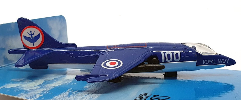 Matchbox Skybusters Appx 9cm Long SB-27 - Harrier Jet - Blue