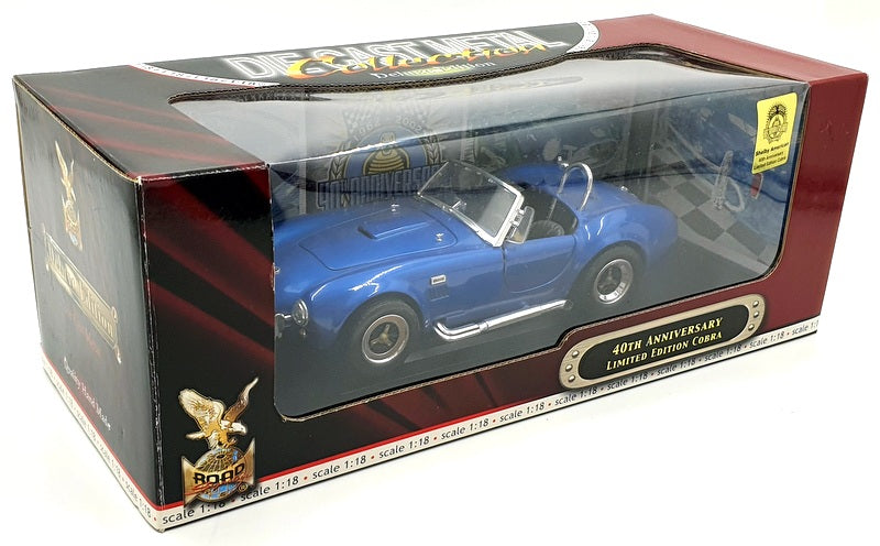 Road Signature 1/18 Scale Diecast 92059 - 40th Anniversary Cobra - Blue