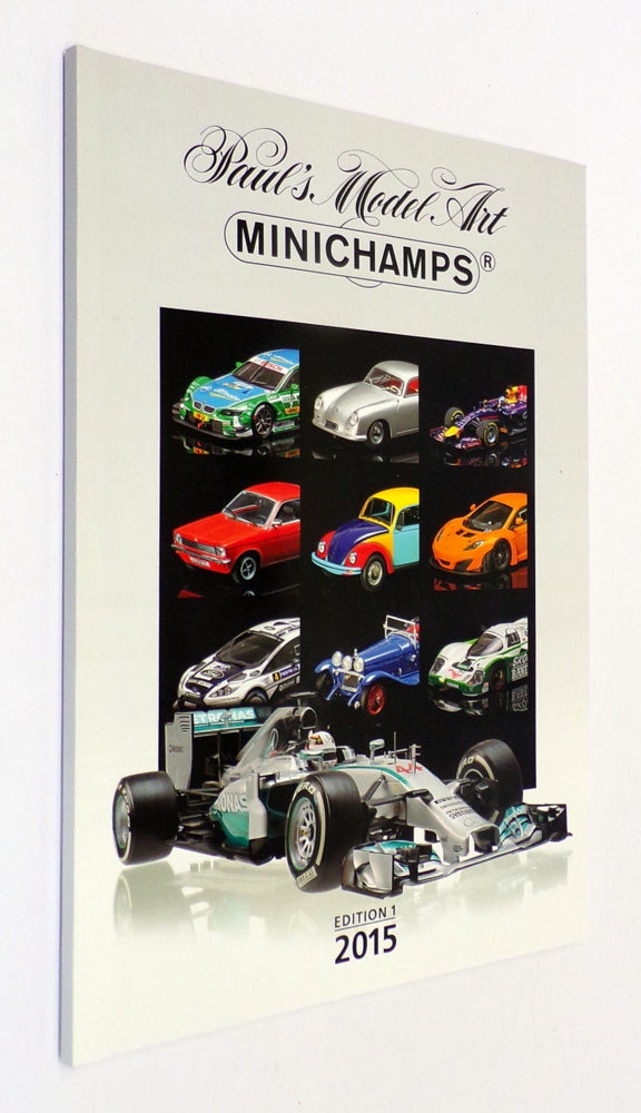 Minichamps A4 Fully Illustrated 2015 Edition 1 Colour Catalogue - 130 Pages