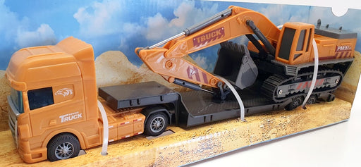 Kandy Toys 1/55 Scale TY5549 - Lorry Transporter & Construction Vehicle