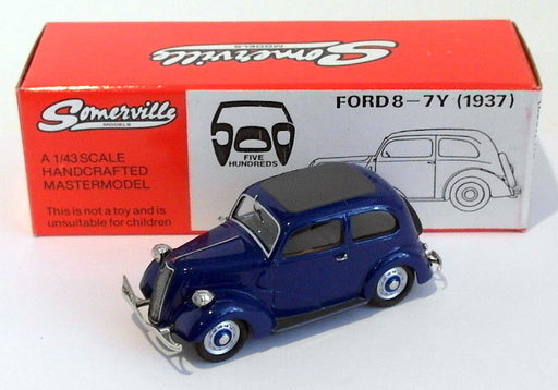 Somerville Models 1/43 Scale 503 - 1937 Ford 8 -7Y - Blue