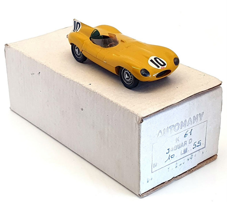Automany 1/43 Scale Built Kit K61 - Jaguar D Type - #10 Le Mans 1955