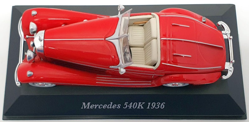 Altaya 1/43 Scale AL19123 - 1936 Mercedes Benz 540K - Red