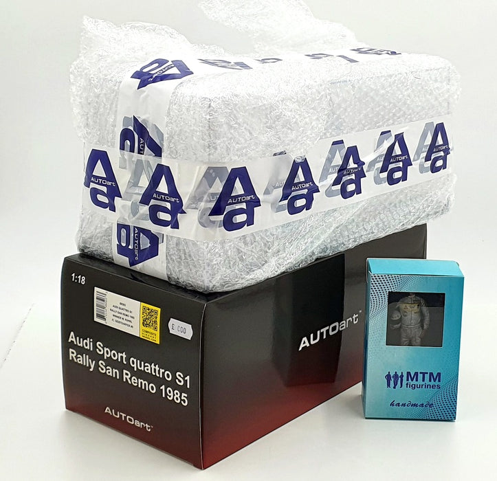 Autoart 1/18 Scale 88503 - Audi Sport Quattro S1 #5 W.RoHRL With Figure And Case