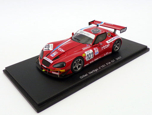 Spark 1/43 Scale S1463 - Gillet Vertigo - #101 FIA GT 2007 - Red